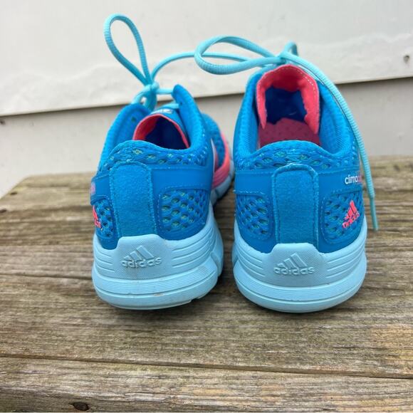 Adidas Women's ClimaCool Crazy Running Shoes Solar Blue/White/Pink C76437 Size 9 - Picture 5 of 9